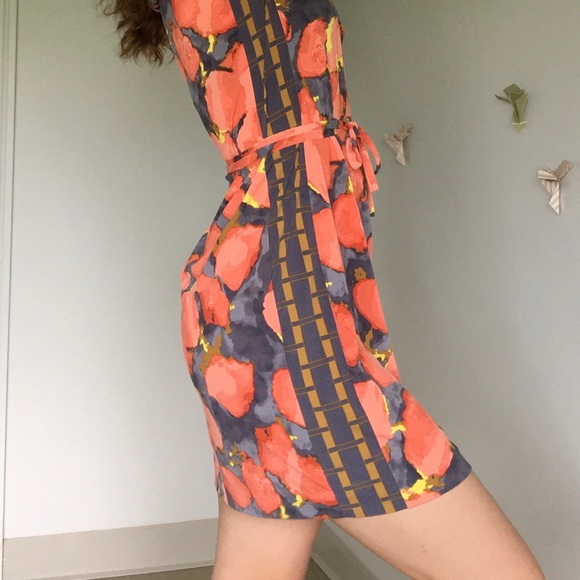 Colorful Abstract Ali Ro Dress - Picture 2 of 4